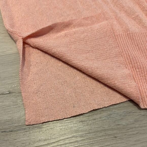 Halogen NWT Pink Open-Front Cardigan in Linen/ Viscose blend. - Picture 7 of 8